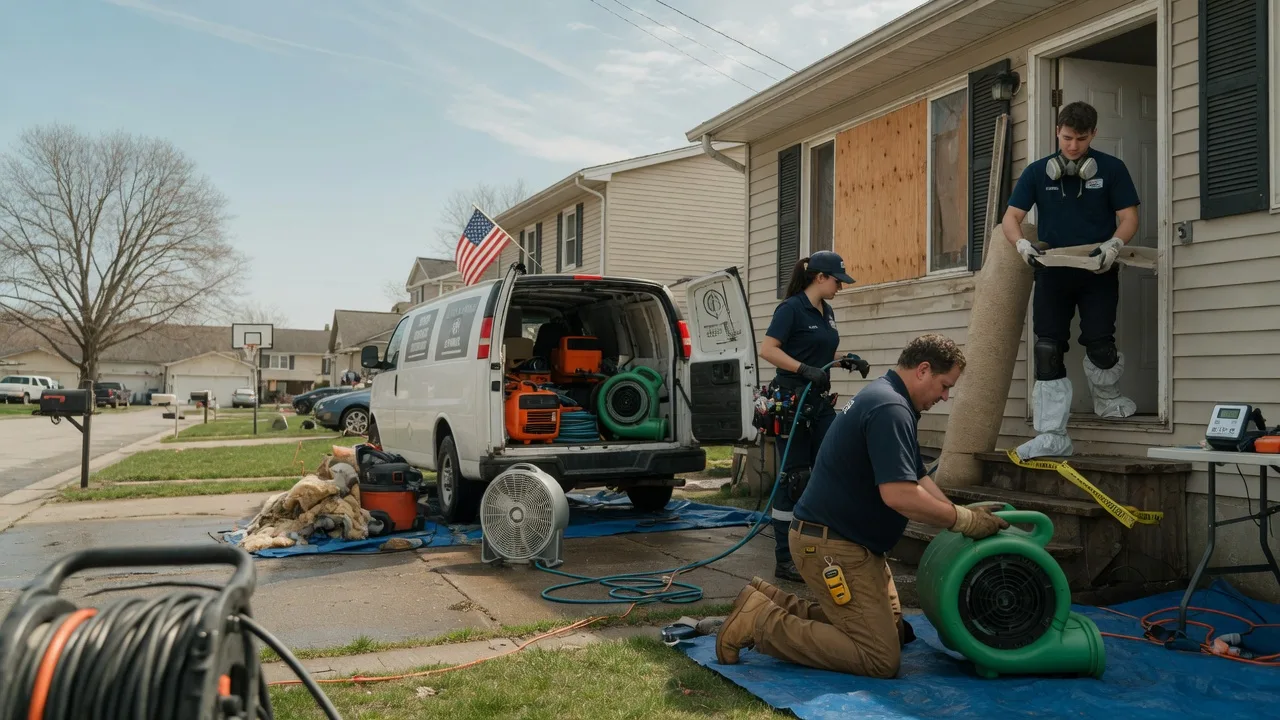 Water Damage Restoration in Fullerton, ND near me